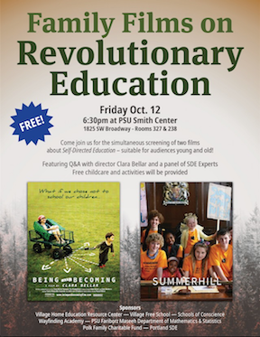 Revolutionary Education Documentary Oct 12 Village Home