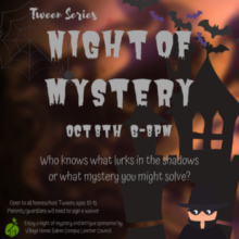 Salem Tween Event Series: Night of Mystery
