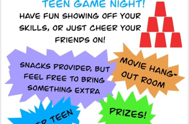 Teen Game Night Portland