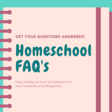 Homeschool FAQ’s