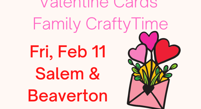 Valentine Card Family Crafty Time