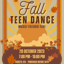 Fall Teen Dance